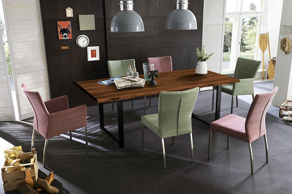 #nussbaumfarben #140x80 #u-gestellschwarz