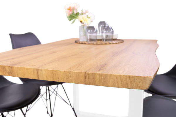#wildeichenfarben #140x80 #u-gestellweiß