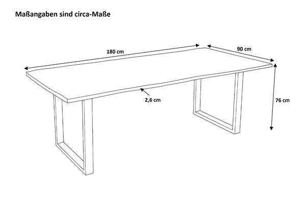 #nussbaumfarben #180x90 #u-holzgestellnussbaum