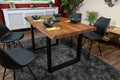 #akazienussbaumfarben #220x100 #u-gestellschwarz