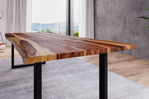 #sheeshamnaturfarbenlackiert #240x100 #u-gestellschwarz