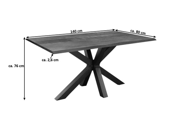 #nussbaumfarben #140x80 #spider-gestellschwarz