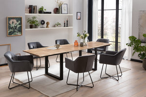 #naturfarben #180(280)x90 #u-gestellschwarz