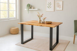 #naturfarben #160x85 #u-gestellschwarz