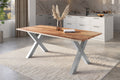 #naturfarben #240x100 #x-gestellsilber