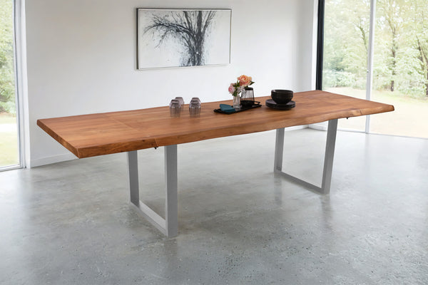 #naturfarben #200(300)x100 #u-gestellsilber