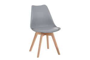#holzwildeichen-optik #180x90 #schalenstuhlgrau