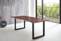 #nussbaumfarben #220x100 #u-gestellschwarz