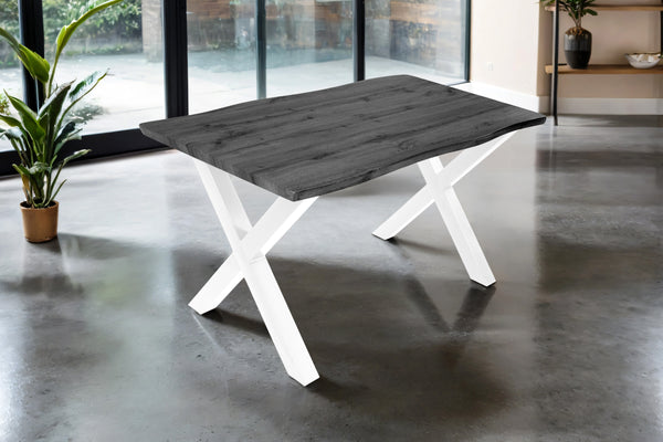 #graufarben #120x80 #x-gestellweiß