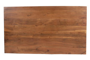 #akazienussbaumfarben #140x80 #spider-gestellschwarz