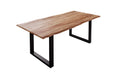 #naturfarben #200x100 #u-gestellschwarz
