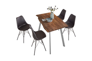 #nussbaumfarben #120x80 #vierfuß-gestell