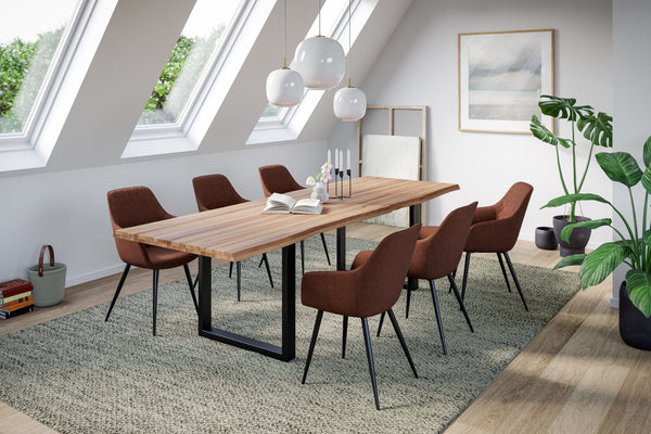 #naturfarben #240x100 #u-gestellschwarz