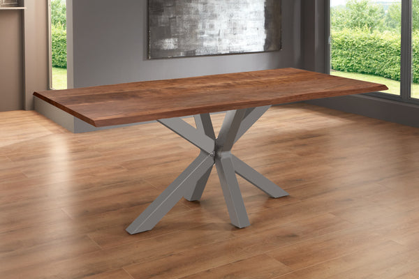 #nussbaumfarben #260x100 #spider-gestellsilber