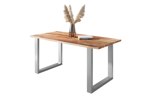 #naturfarben #140x80 #u-gestellsilber