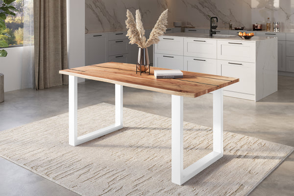 #naturfarben #140x80 #u-gestellweiß