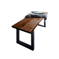 #nussbaumfarben #220x100 #u-gestellschwarz