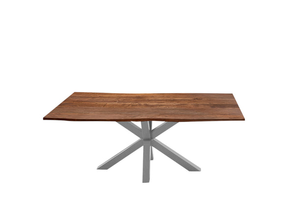 #nussbaumfarben #240x100 #spider-gestellsilber