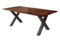 #nussbaumfarben #180x90 #x-gestellschwarz