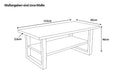 #eichenaturfarbengeölt #115x65 #u-gestellschwarz