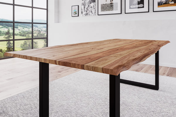 #naturfarben #220x100 #u-gestellschwarz