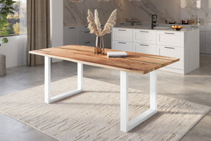 #naturfarben #220x100 #u-gestellweiß