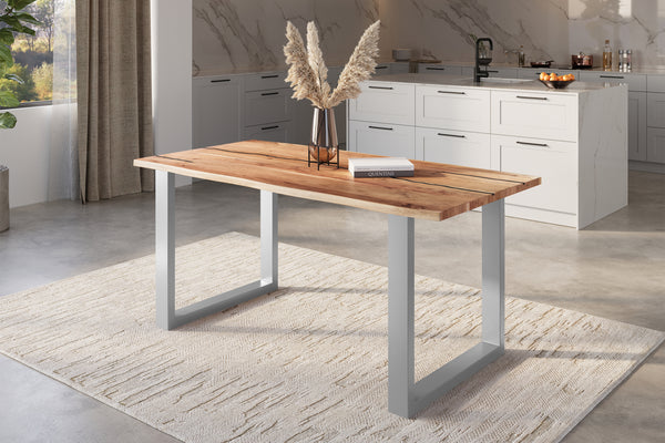 #naturfarben #160x85 #u-gestellsilber
