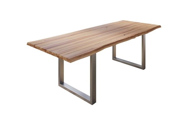 #naturfarben #200x100 #u-gestellsilber