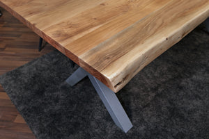 #naturfarben #260x120 #x-gestellsilber