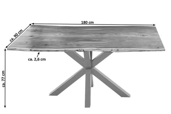 #naturfarben #180x90 #spider-gestellsilber