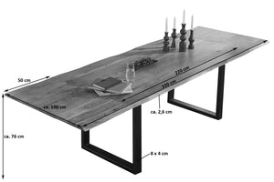 #nussbaumfarben #300(400)x100 #u-gestellschwarz