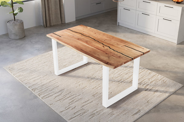 #naturfarben #180x90 #u-gestellweiß