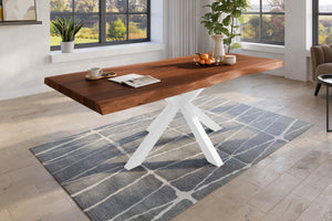 #nussbaumfarben #220x110 #spider-gestellweiß