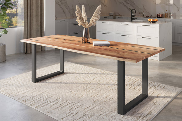 #naturfarben #260x100 #u-gestellschwarz