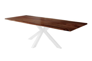 #nussbaumfarben #240x100 #spider-gestellweiß