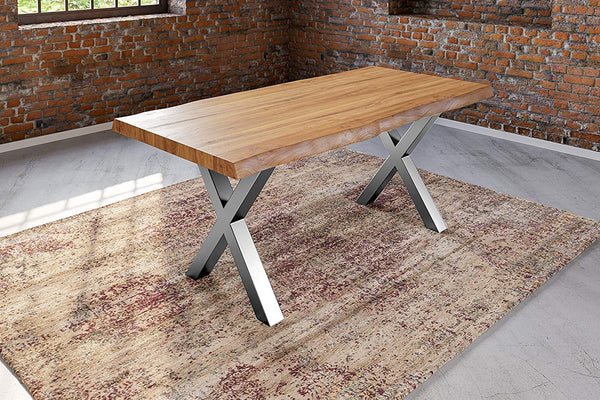 #naturfarben #180x90 #x-gestellsilber