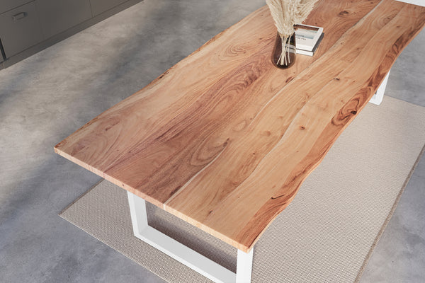 #naturfarben #240x100 #u-gestellweiß