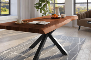 #nussbaumfarben #240x110 #spider-gestellschwarz