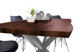 #nussbaumfarben #120x80 #spider-gestellsilber