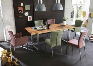 #naturfarben #200x100 #u-gestellsilber