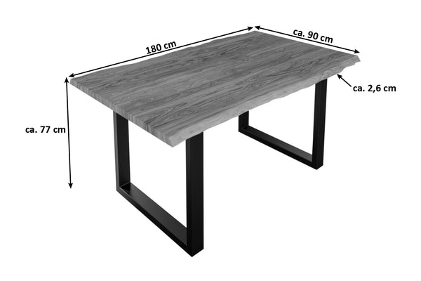 #stonefarben #180x90 #u-gestellschwarz
