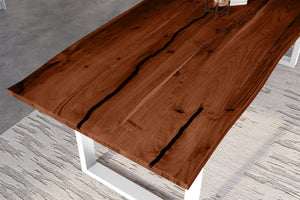 #nussbaumfarben #300x100 #u-gestellweiß
