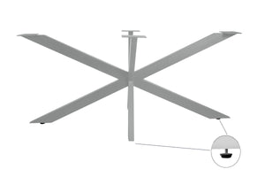 #naturfarben #180x90 #spider-gestellsilber