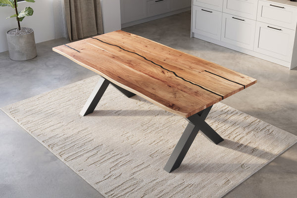 #naturfarben #240x100 #x-gestellschwarz