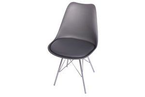 #grau #55cm #metallgestellchrom