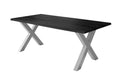 #holzgrau-optik #180x90 #x-gestellsilber