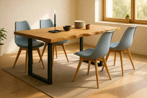#120x80 #u-gestellschwarz #schalenstuhlgrau