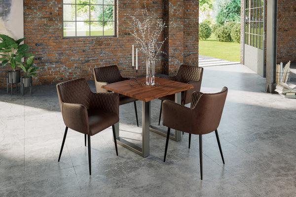#nougatfarben #90x90 #u-gestellsilber