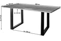 #sheeshamnaturfarben #200x100 #u-gestellschwarz
