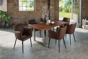 #nougatfarben #220x100 #u-gestellsilber